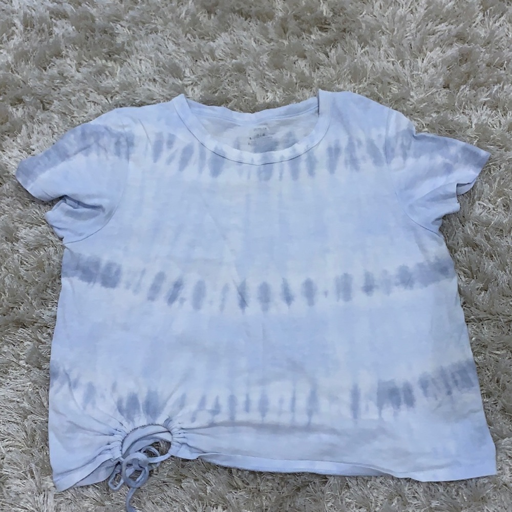 Blue&White Tie Dye Tee from Aerie